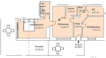 Garden Suite Grundriss