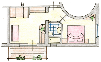 Katzenzungen Grundriss